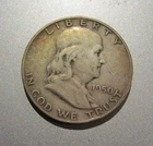 1950-D FRANKLIN HALF  DOLLAR