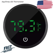 1/2Pcs Aquarium Digital Thermometer LED Fish Tank Temperature Gauge Touch Screen