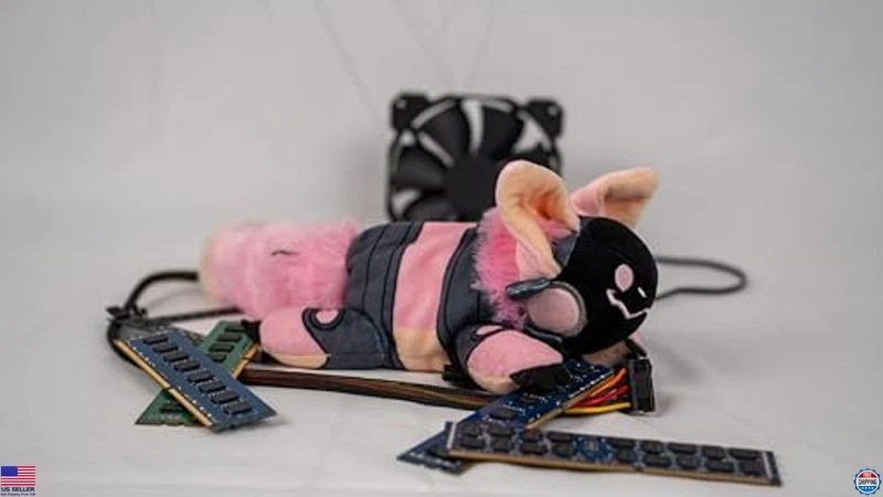 Peluche Protobeo Boss Monsta V3 Rosa | Juguete Robot Suave Blando Frijol para Acurrucarse Foto 4 de 4