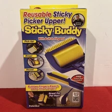 Reusable Sticky Picker Upper “ Sticky Buddy” Pick Up , Rinse, Reuse NIP