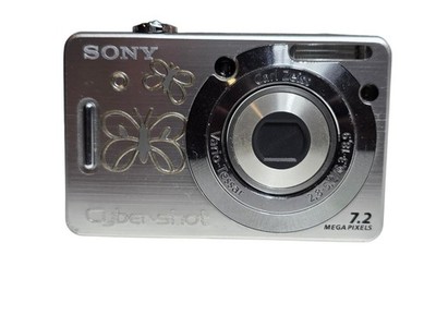 Sony Cyber-shot DSC-W55 7.2MP Digital Camera - Silver Lens Error