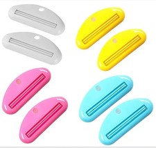 8 Pieces Toothpaste Tube Squeezer Dispenser Toothpaste Rollers Clips for Bath...