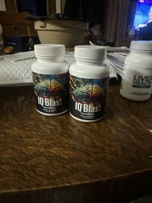 IQ Blast Pro Brain Supplement for Brain Fog and Memory Loss -60 Capsules
