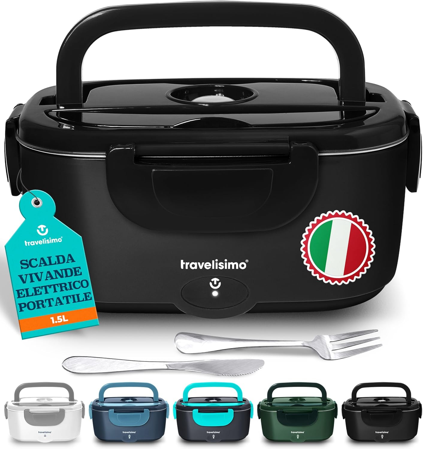Scaldavivande Camion 24V Auto 12V Ufficio 220V 80W 1.5L Professionale