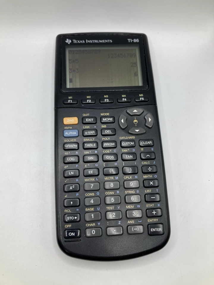 TEXAS INSTRUMENTS - Calculatrice Scientifique Vintage Texas Instruments TI-86 - Photo 2/4