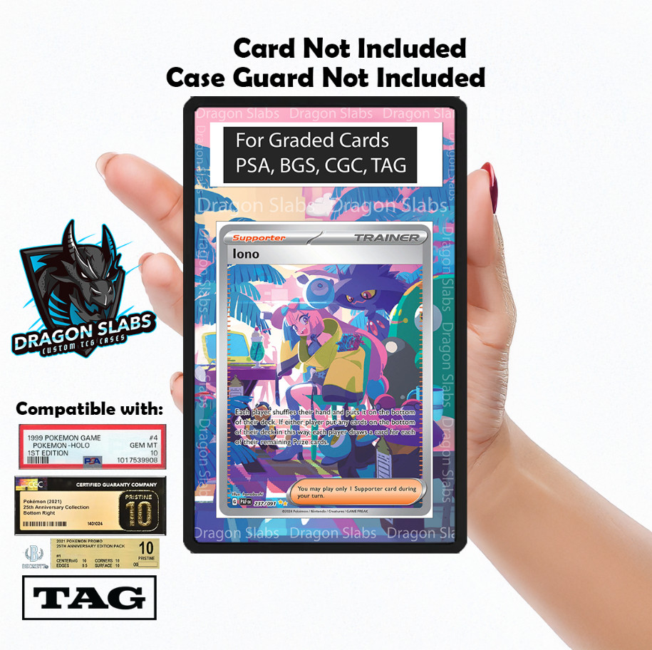 Iono 237/091 SIR Paldean Fates PSA BGS CGC TAG Extended Art Pokemon