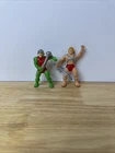 2 Vintage MOTU 1984 He-Man Figure Eraser Masters of The Universe 3.5”