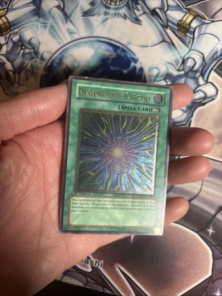 (YVH) Yugioh 1x Degenerate Circuit Ultimate Rare CDIP-EN047 Cyberdark Impact VLP - Image 2 of 4