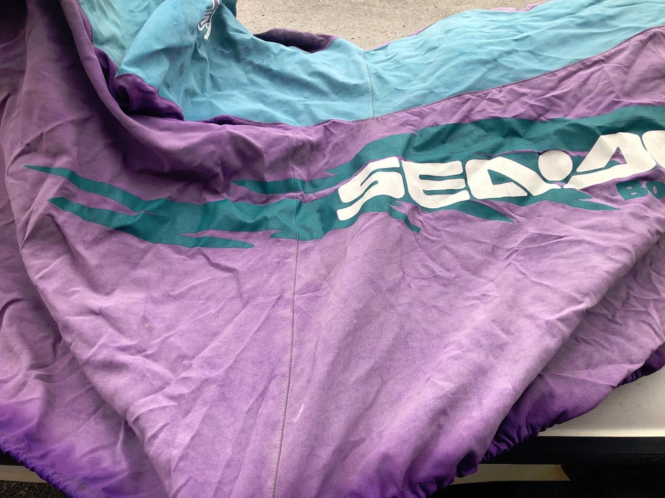 1996-1998 Sea-Doo GSX OEM Purple/Teal Vintage Jetski PWC Storage Cover - Image 3 of 4