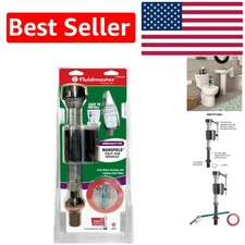 Effortless Leak Repair with Mansfield Toilet Fill Valve & Flush Seal Kit, Chrome