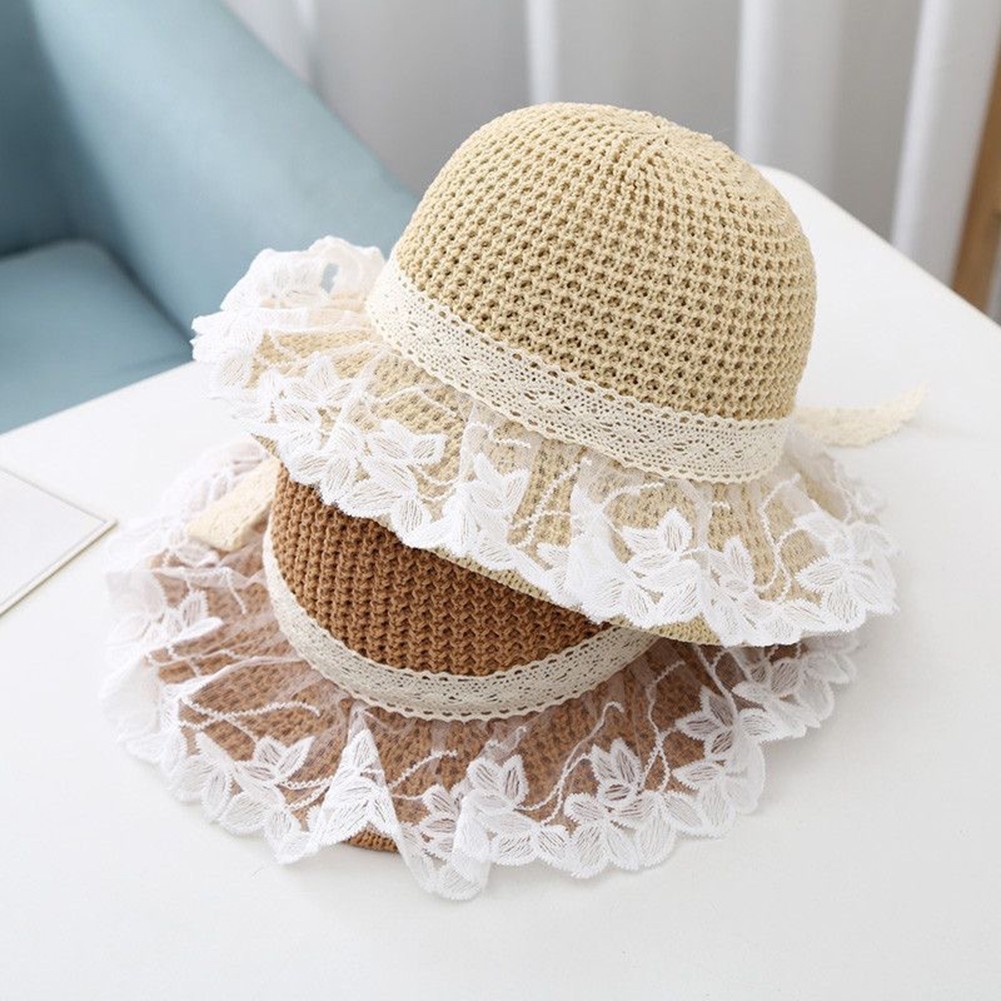 APL Cappello Parasole Elegante per Bambina con Design Top Traspirante per Comf