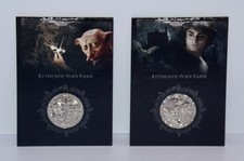 Harry Potter + Dobby Memorable Moments PROP COIN 2 Card Set CC1 CC2 Artbox 2006