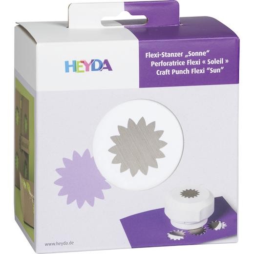 Heyda 'All-Over the Page' Magnetic Flexi Craft Punch - Sun