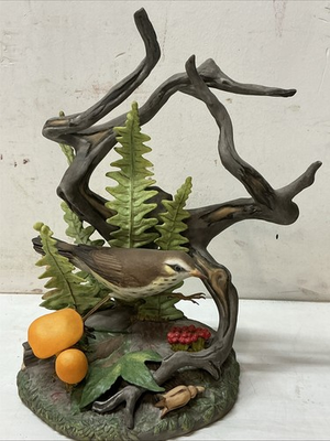 #ad Boehm Northern Water Thrush #490 Figurine Limited Edition 500 Porcelain Bird USA $300.00