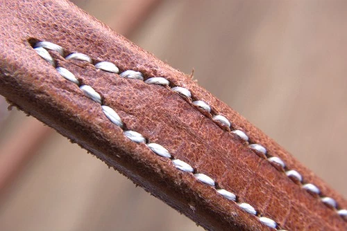 HILASON Hermann Oak Leather Laced Cheeks Horse Knotted Browband Headstall - Thumbnail 5