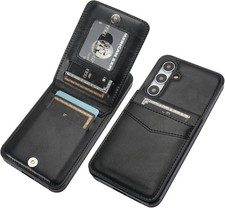 Samsung Galaxy S24 Plus Case Wallet with Credit Card Holder, Flip Premium Leathe