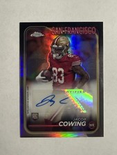 2024 Topps Chrome - Rookie Autographs Jacob Cowing #RA-JC (AU, RC)