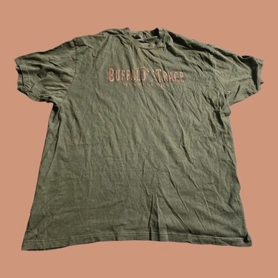 Mens XXL Buffalo Trace Distillery Cotton Logo T Shirt Frankfort KY Bourbon 