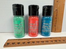 NEW Ranger Tim Holtz DISTRESS PAINT Flip Top 1oz Green Red Blue