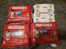 3x Huggies Little Snugglers Baby Baby Diaper Newborn Up to 10 lbs. 24 Ct Plus