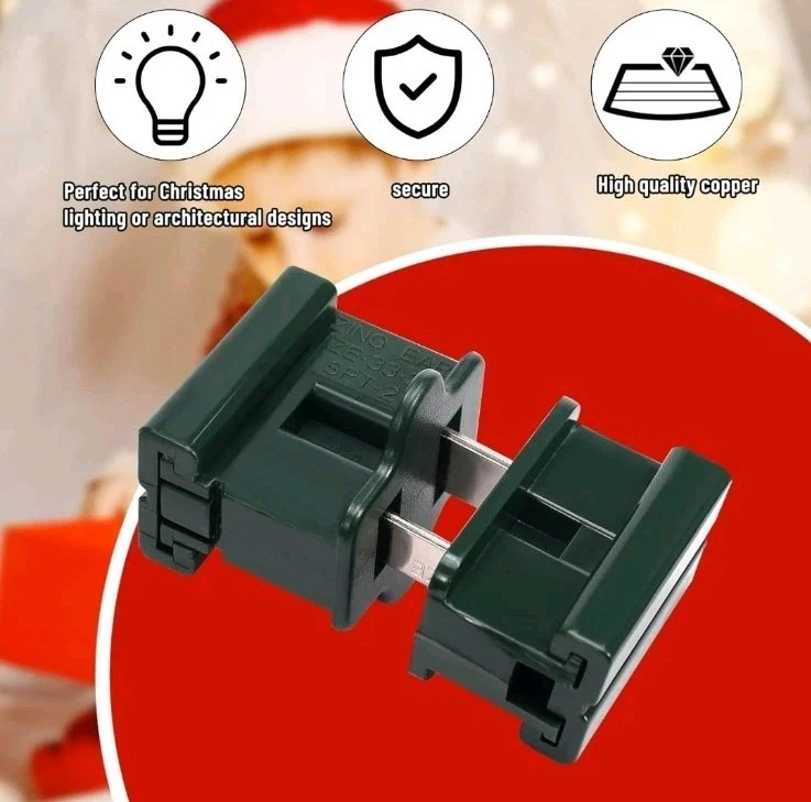 32PCS SPT-2 Christmas Female and Male Slip Plug Electrical Vampire Plugs - Image 3 of 4