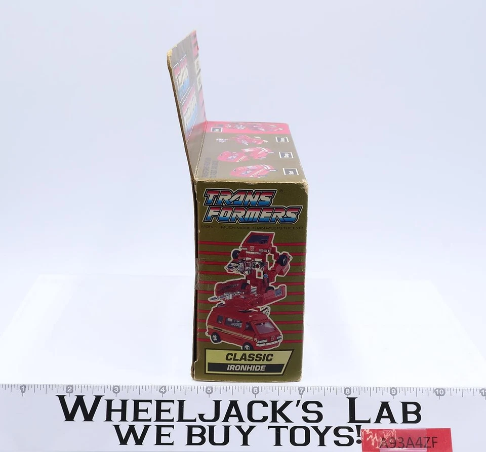 Figura de acción Hasbro Ironhide G1 Transformers Classic Heroes 1989 cinta sellada Foto 2 de 4