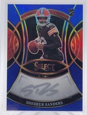 2025 Select Shedeur Sanders Blue Auto