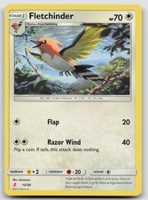 Fletchinder 13/30 LP SM Trainer Kit: Lycanroc & Alolan Raichu Pokemon