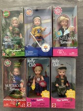 Lote 6 Muñecas Tommy Barbie Kelly Club Mattel Nuevo de Lote Antiguo Hockey sobre Hielo Marinero Piloto Lil Gentl
