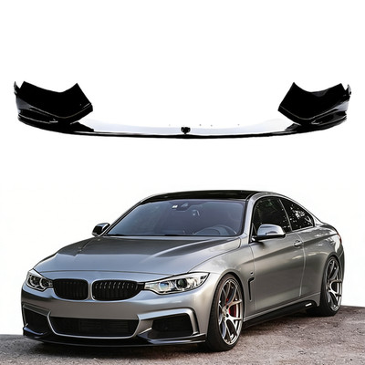 Frontspoiler Frontlippe Für 2014-2020 BMW 4er F32 F33 F36 M-Paket Schwarz Glanz