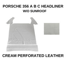 Dachhimmel Perforiert Weiß Für Porsche 356 A/B/C Ohne Schiebedach