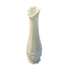 Vintage Westmoreland Paneled Grape Milk Glass Bud Vase 10”