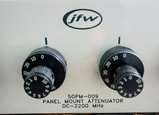 JFW 50PM-009 Panel Mount Attenuator DC-2200 MHz