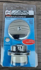 DANCO 88966 2.75" LIFT AND TURN BATH TUB DRAIN TRIM KIT WITH OVERFLOW Z11