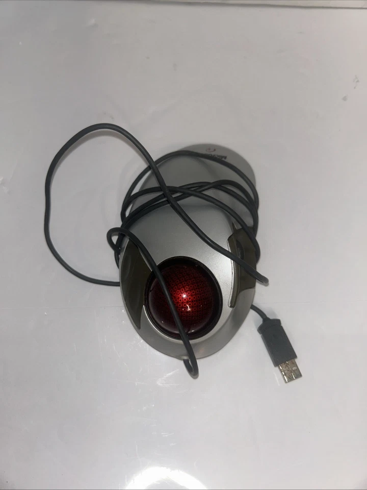 Microsoft Trackball Explorer 1.0 Mouse PS2/USB compatible X08-70390 Works! - Image 3 of 4