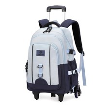 Boys Rolling Backpack with 6 Wheels for School Kids Elementary School Bags