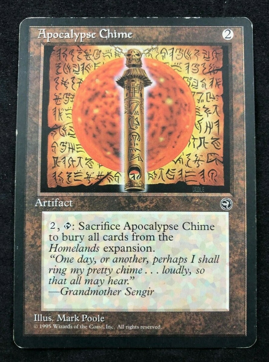 MTG Magic The Gathering Apocalypse Chime Homelands Heavily Played