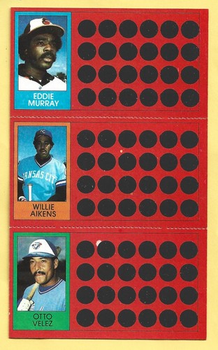 1981 Topps Scratchoffs 3 Card Panels Unscratched / You Pick The Cards - Bild 13 von 65