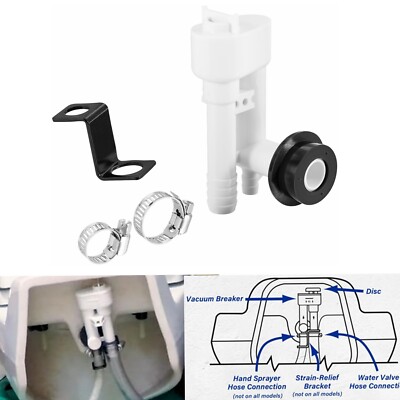 For Dometic / Sealand 385230335 Toilet Vacuum Breaker Kit With Diverter Valve 