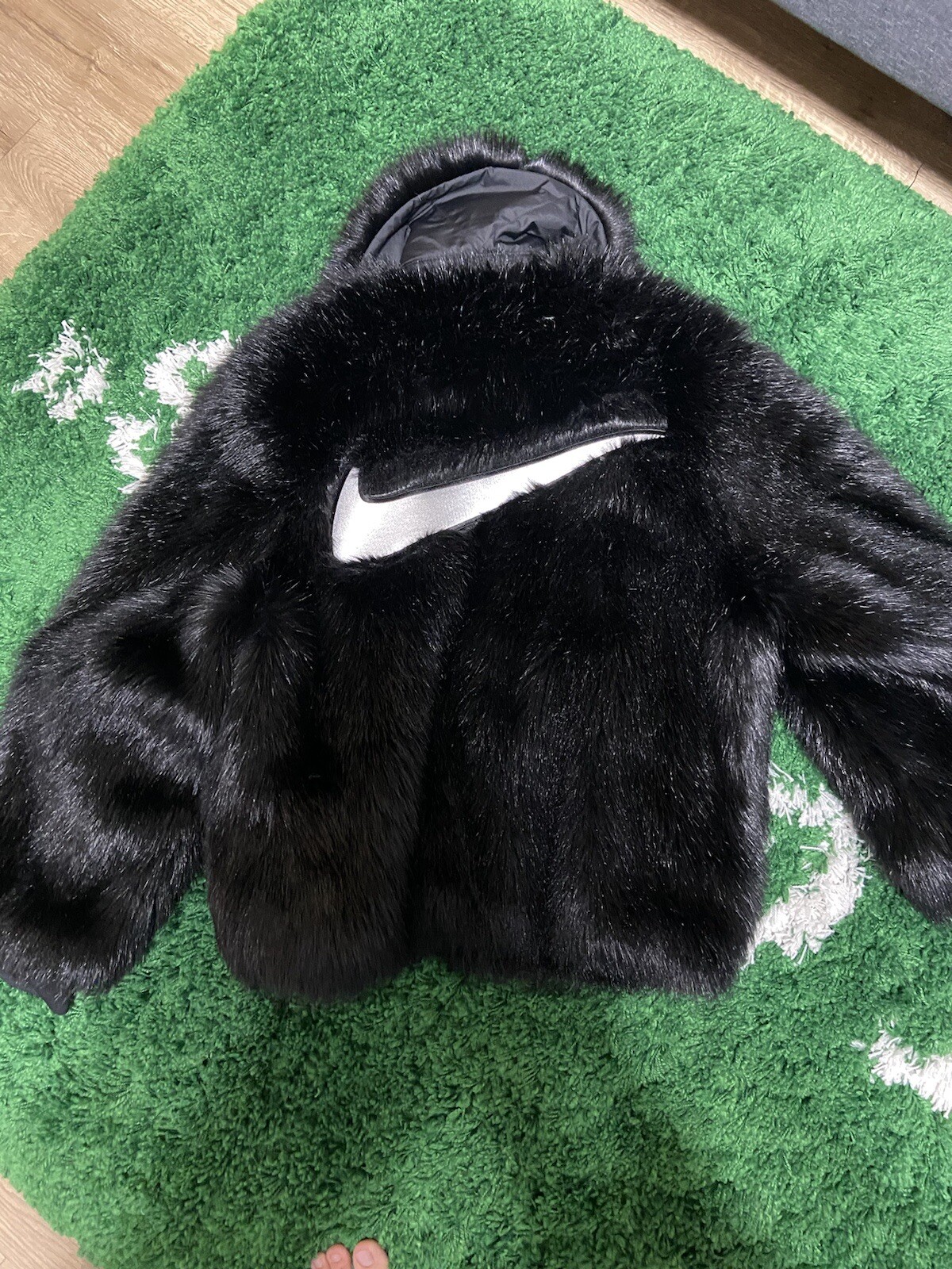 NIKE × ambush faux fur jacket Lサイズ