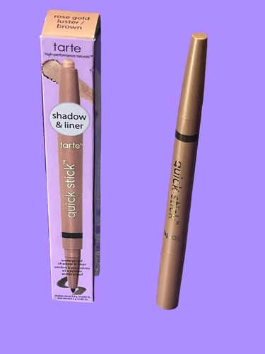 Tarte Quick Stick Waterproof Shadow & Liner - Rose Gold/Brown - BNIB