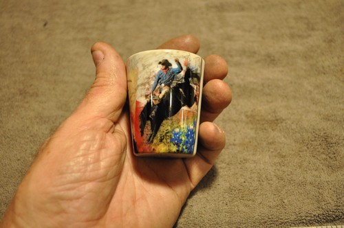 HOUSTON TEXAS Shot Glass In VGood Shape see pictures - Picture 3 of 8