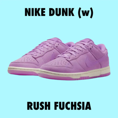 Nike Dunk Low Womens Rush Fuchsia size 11.5 w 10 m