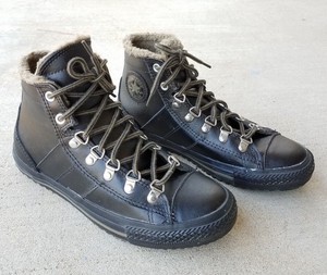 black converse high tops womens size 5