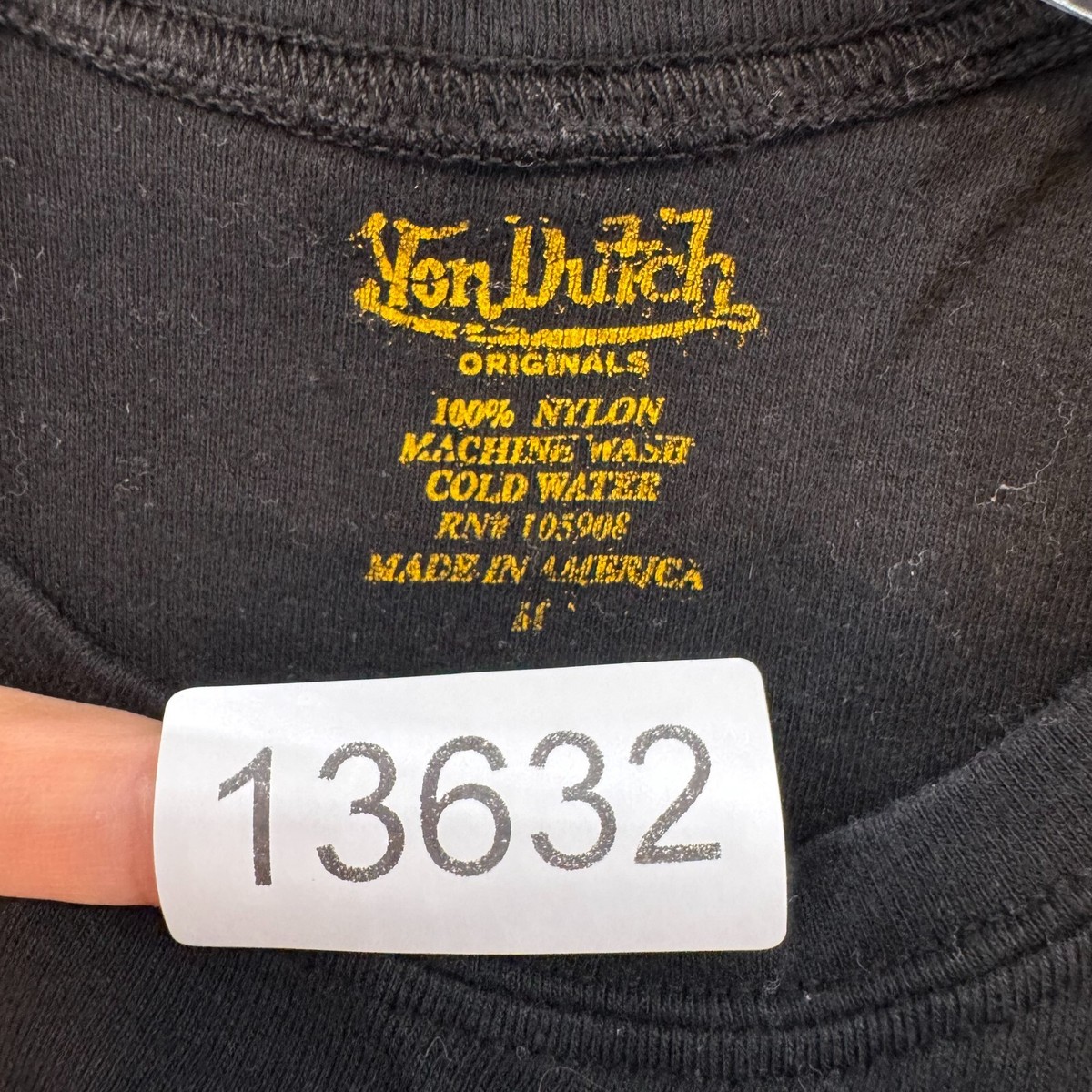 Von Dutch Y2K 長袖 ポロシャツ Y2K Vintage Von Dutch T-Shirt