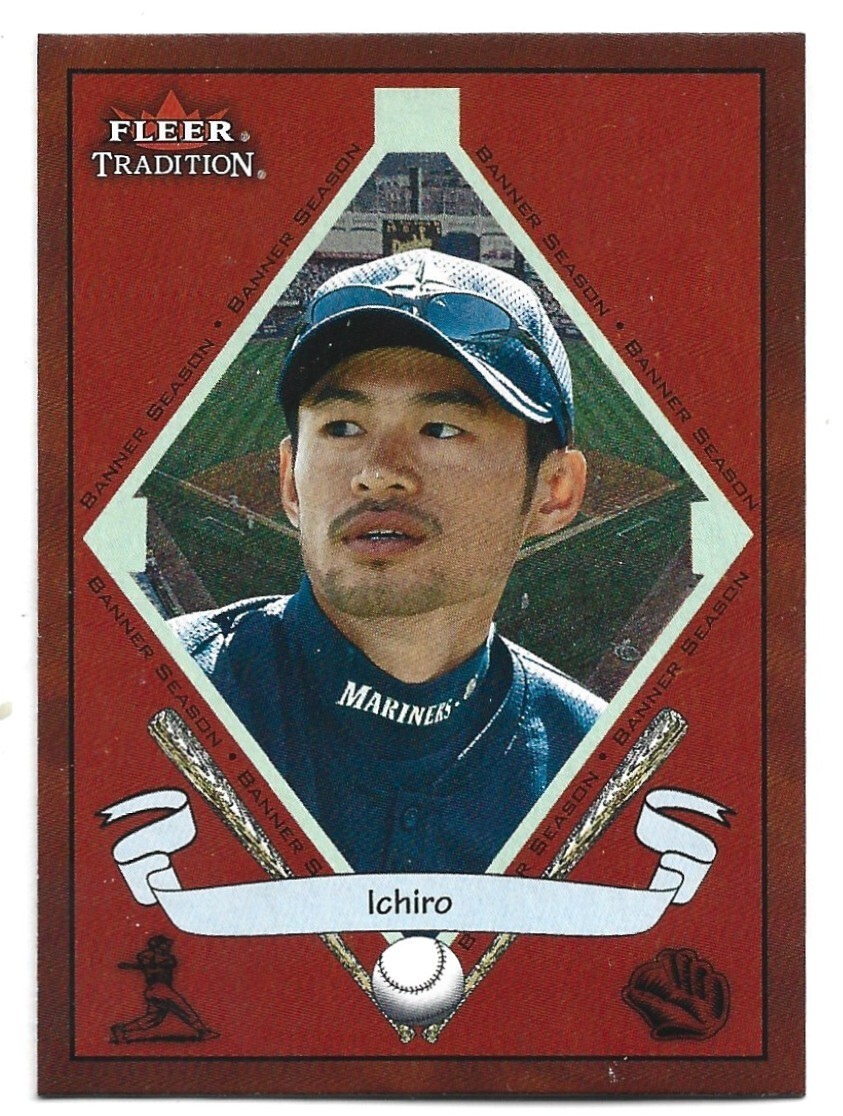 Ichiro Suzuki 2002 Fleer Tradition Mariners #487