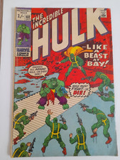 Incredible Hulk #132 Oct 1970 VGC- 3.5 "In the Hands of HYDRA!"