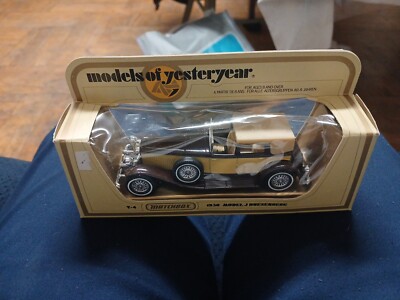 Matchbox Models Of Yesteryear Beige 1930 Model J Duesenberg Y-4 Scale 1:43