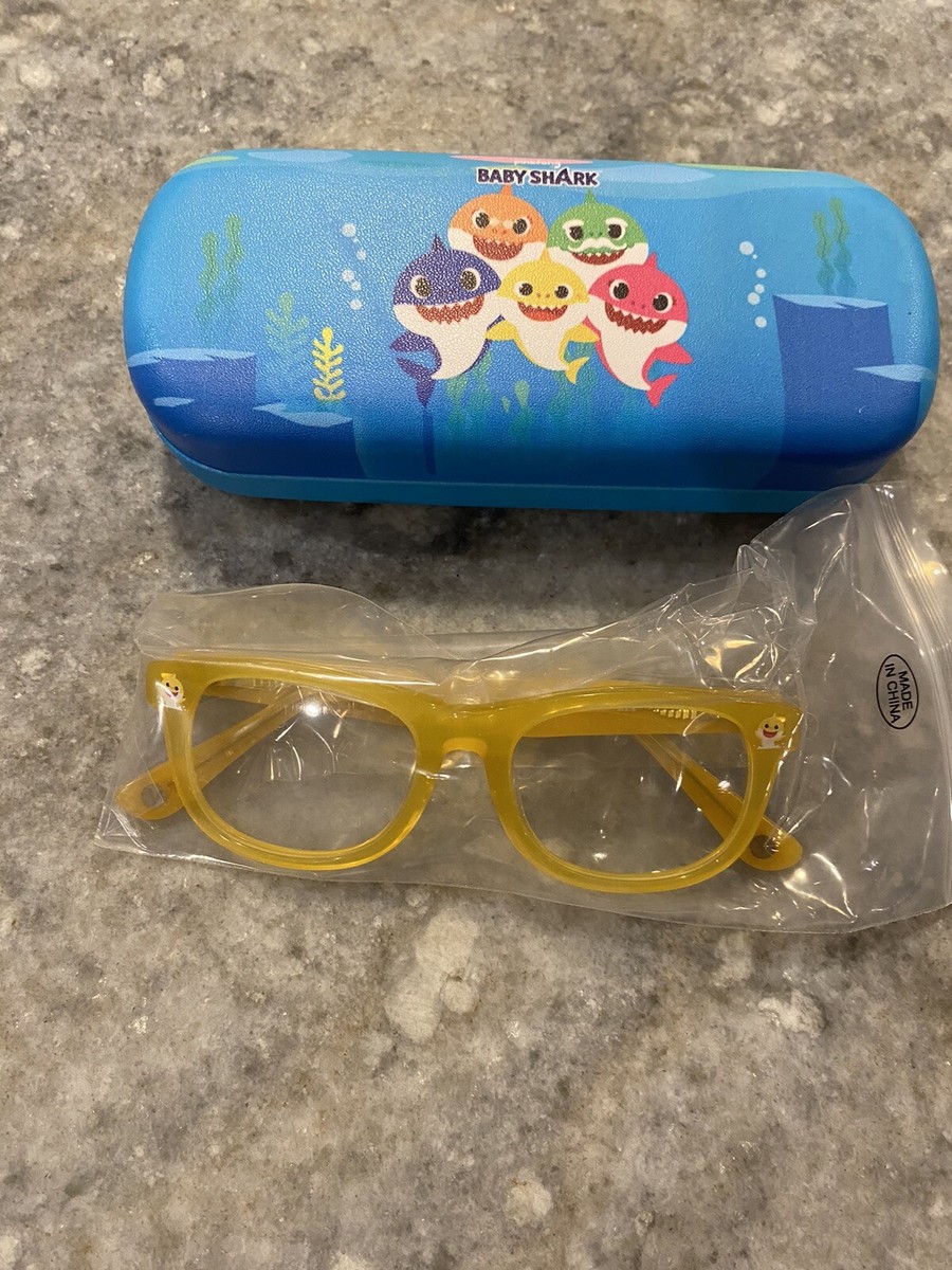 Children's Glasses- Baby Shark Acetate Glasses Yellow Frames For