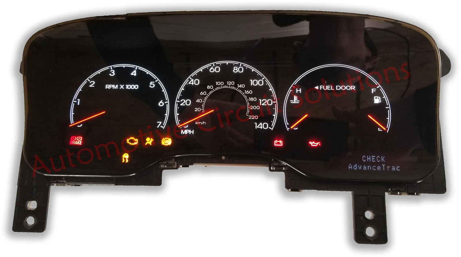 04-06 Lincoln Navigator Dash Instrument Cluster Odometer Display